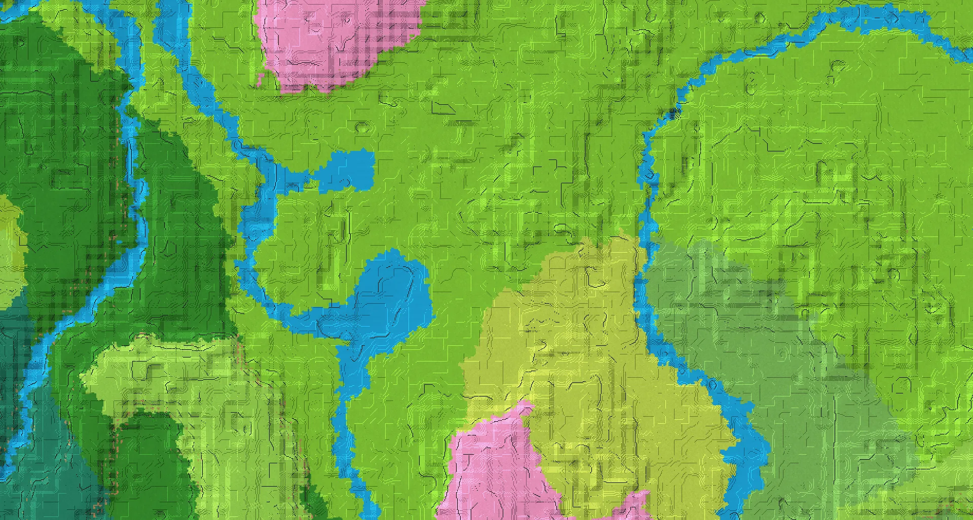 Seed map — 2 Villages near a Plains Start with Ruined Portal
