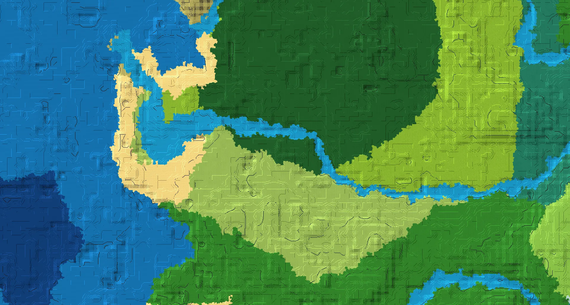 Seed map — Woodland Mansion Southwest of a Taiga Start with Trial Chambers