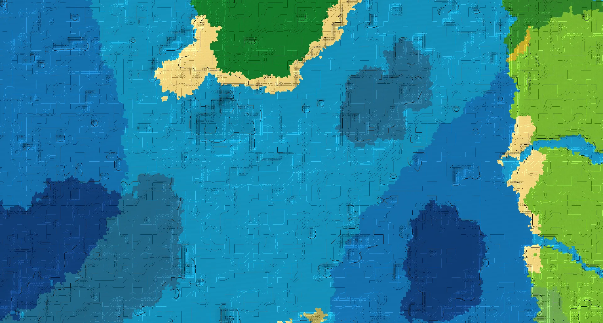Seed map — Ocean-focused Start in Jungle