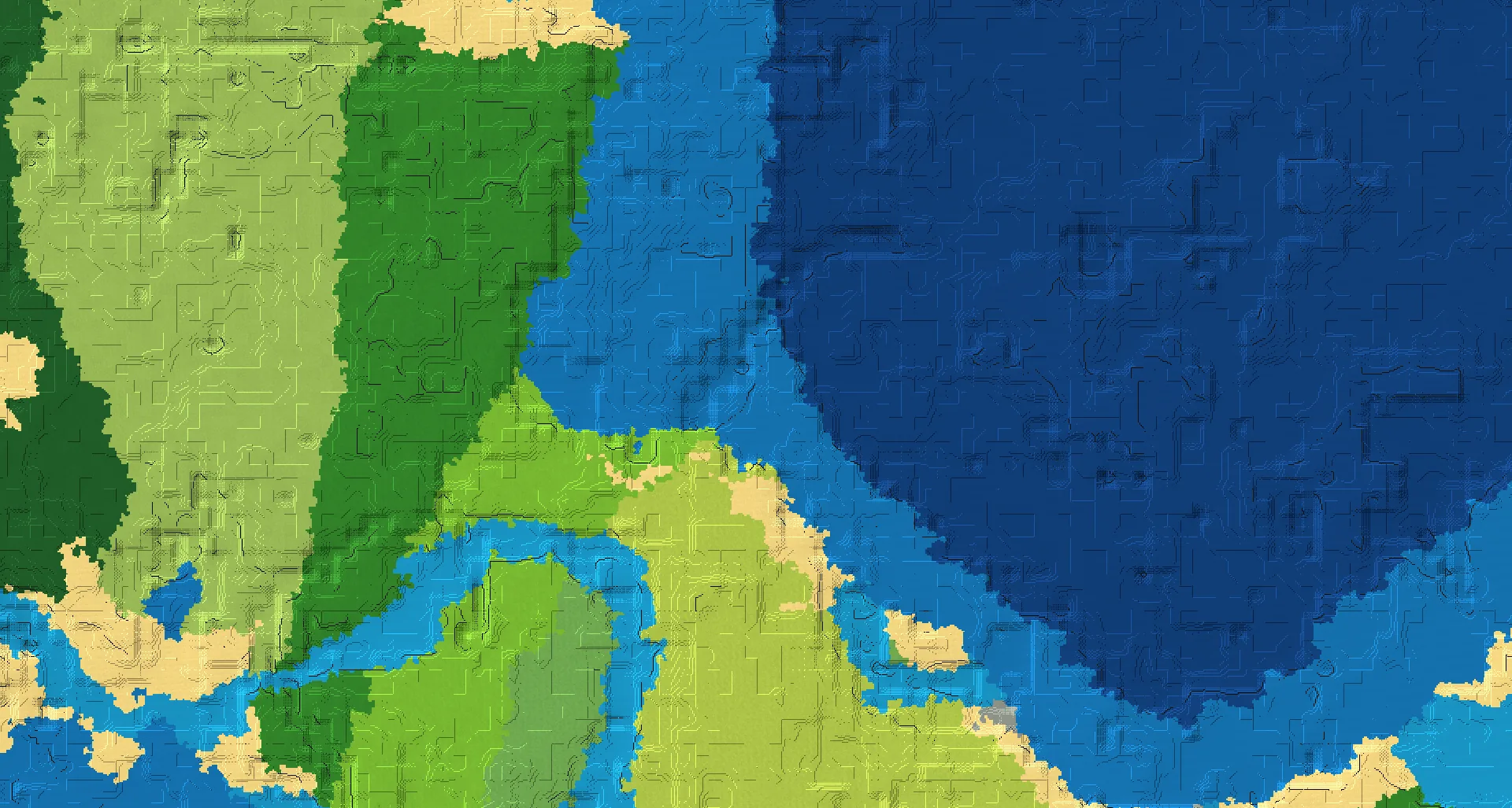 Seed map — Shipwreck Southeast of a Forest Start with Trial Chambers