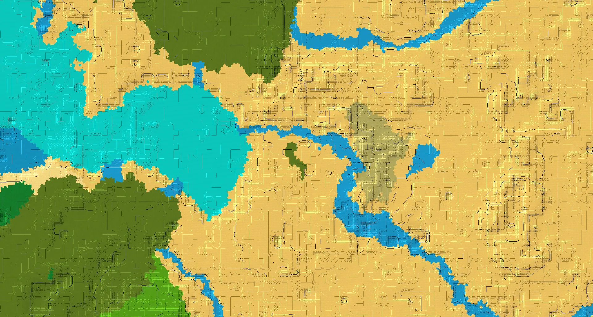 Seed map — Mangrove Swamp South of a Desert Start