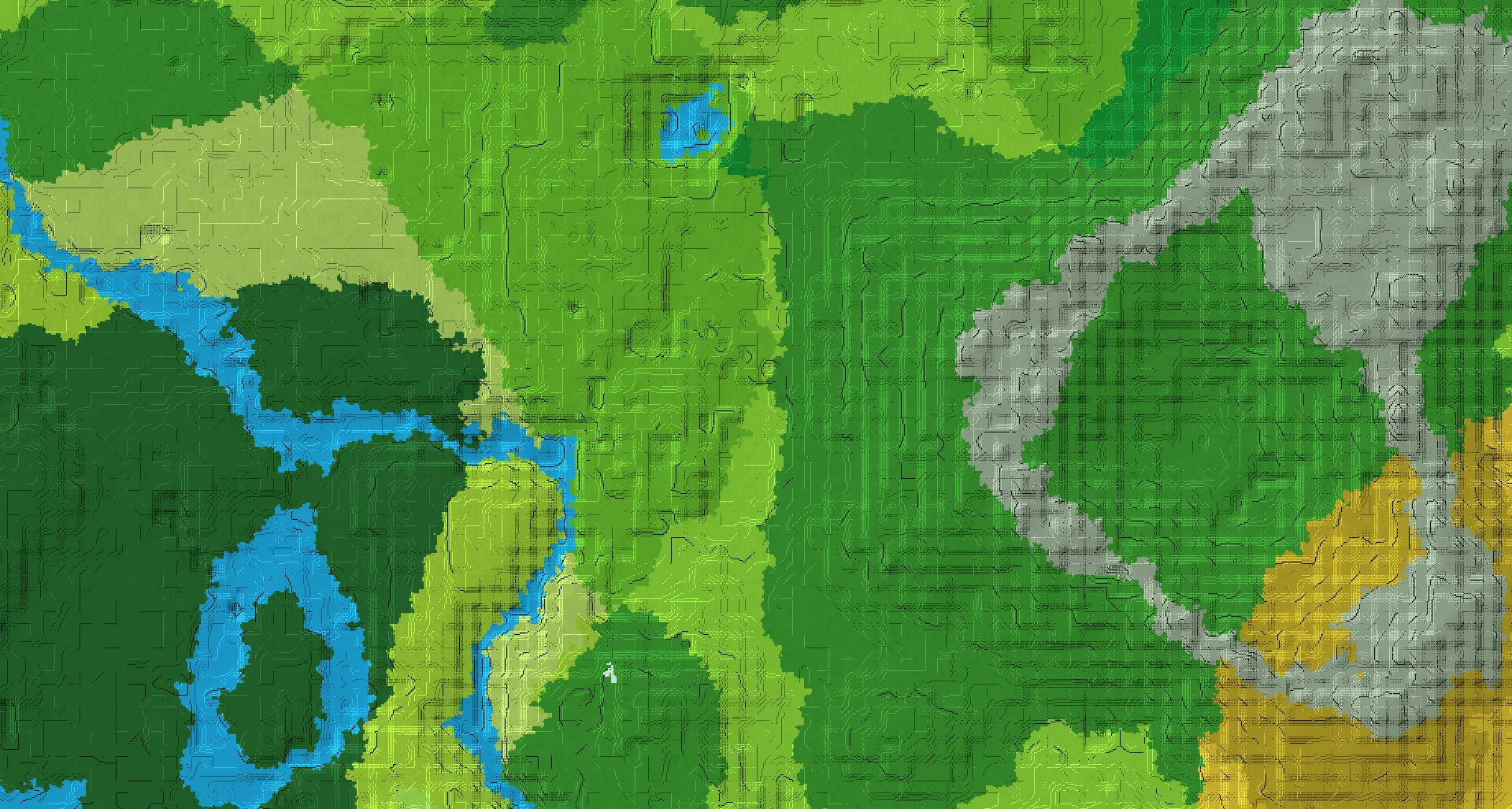 Seed map — Plains West of a Forest Start
