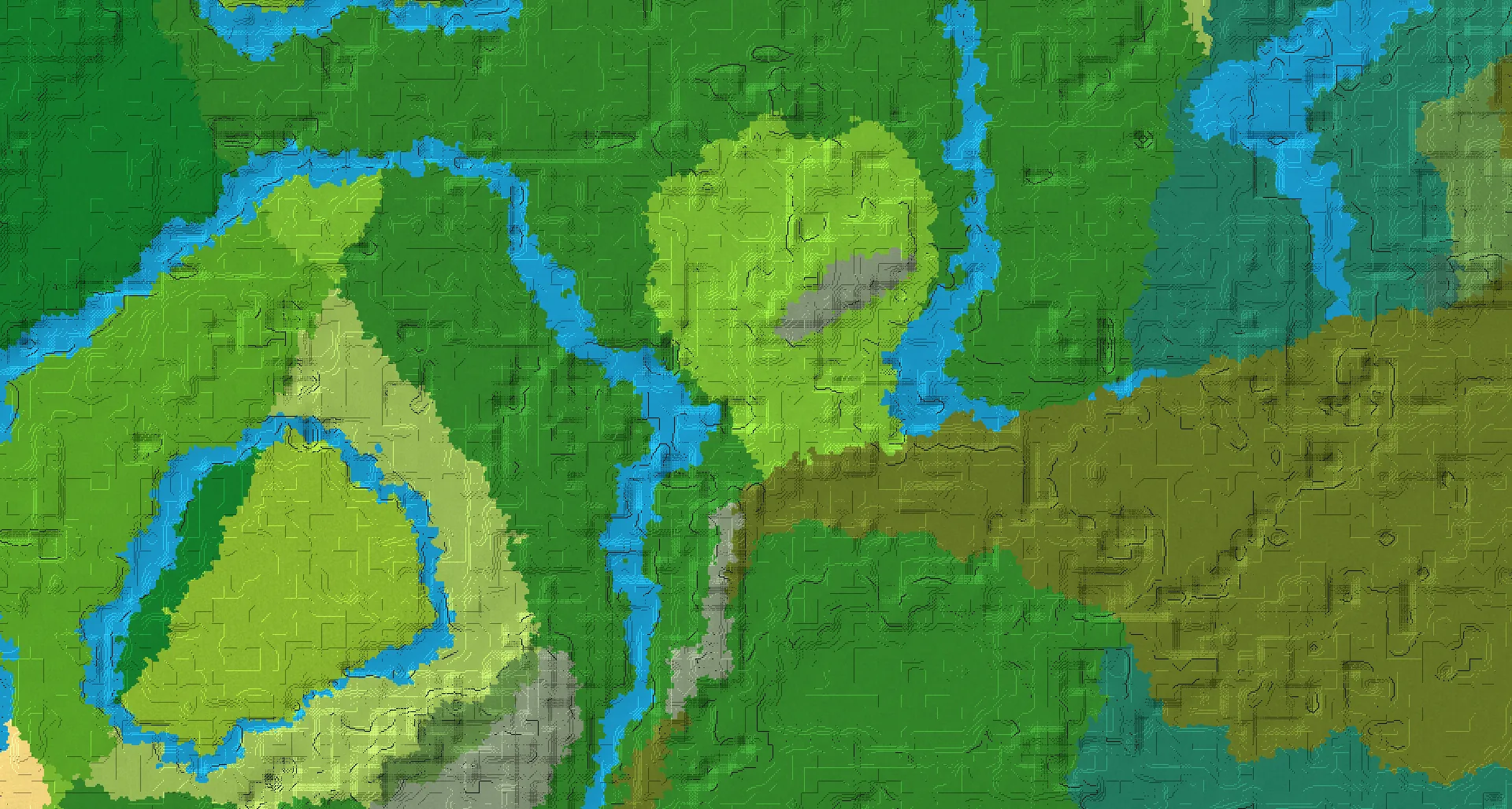 Seed map — Plains village and Swamp hut with Trial chambers