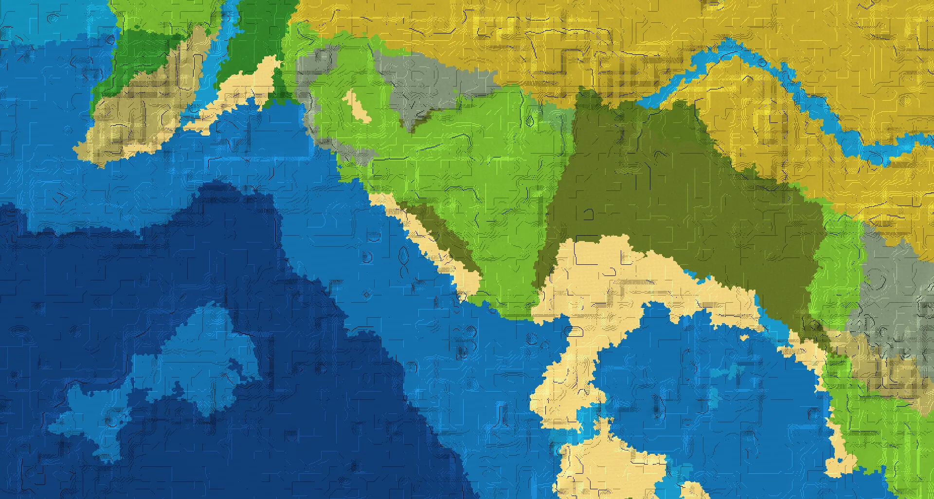 Seed map — Swamp Start with Ruined Portal