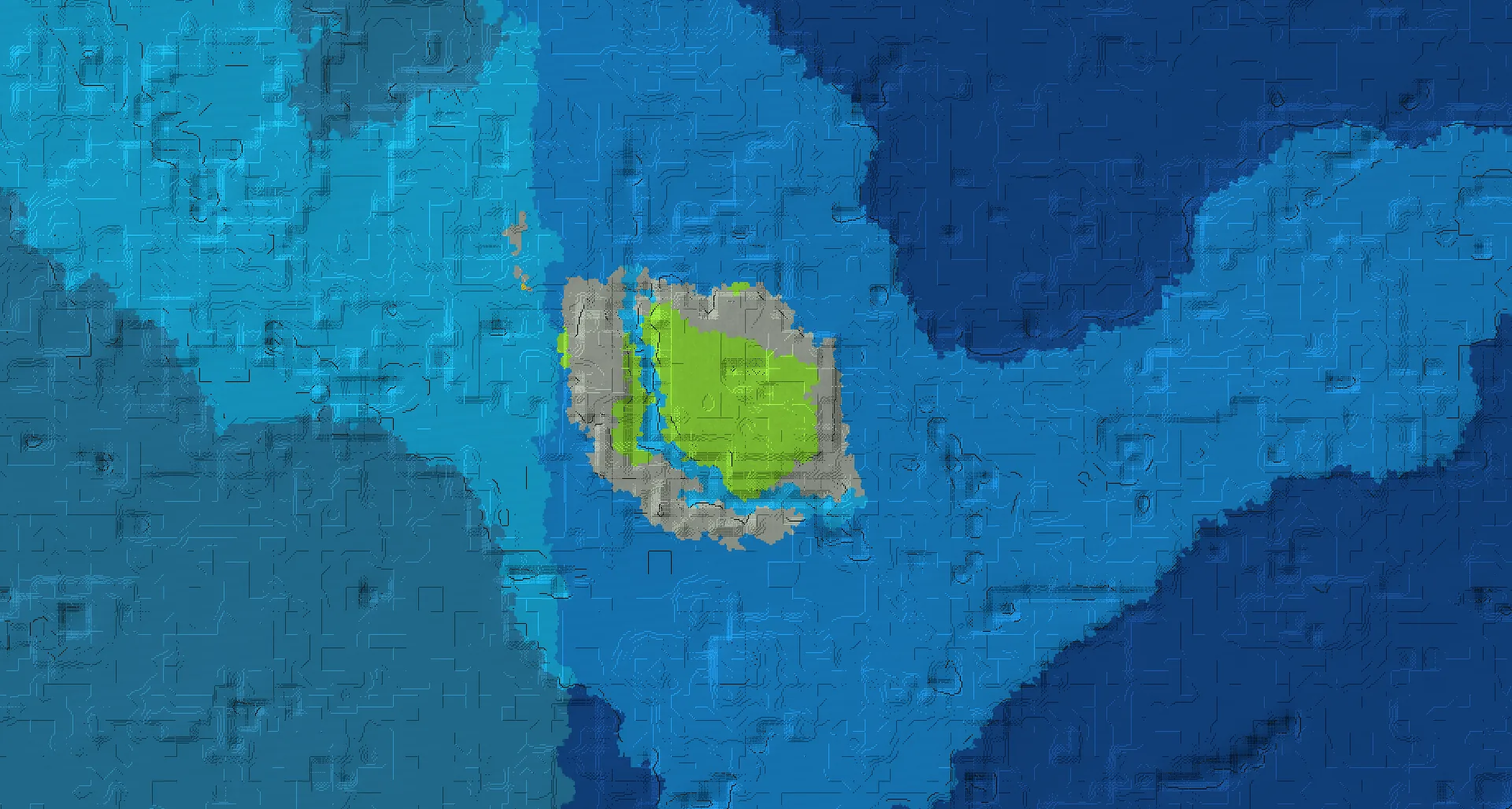 Seed map — Open Ocean Plains Island
