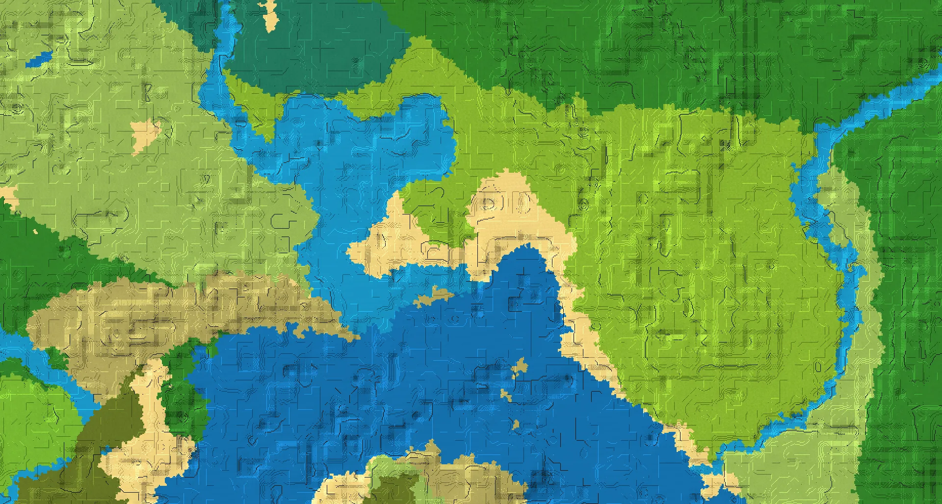 Seed map — Buried Treasure East of a Old Growth Birch Forest Start