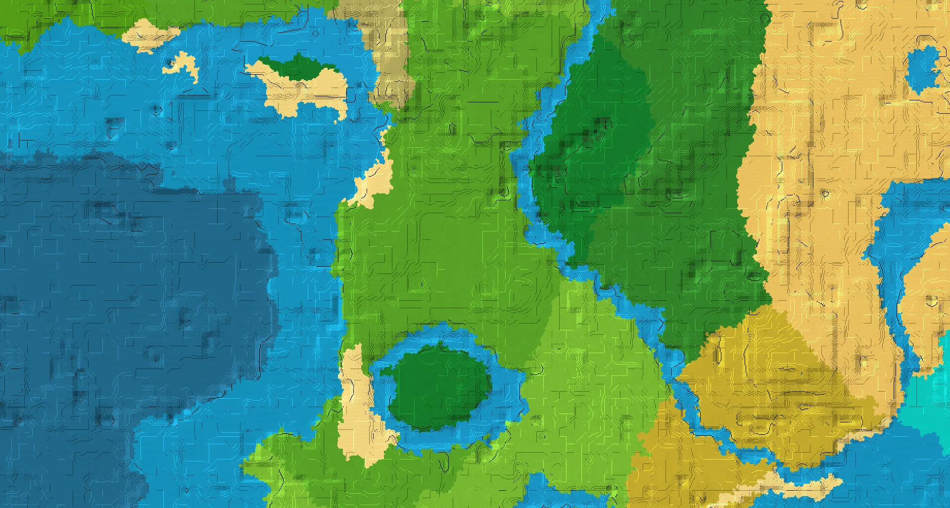Seed map — Sparse jungle abandoned camp and Trial chambers