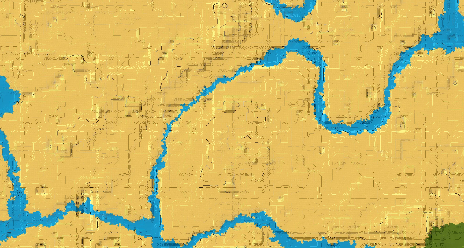 Seed map — Desert Temple North of a Desert Start
