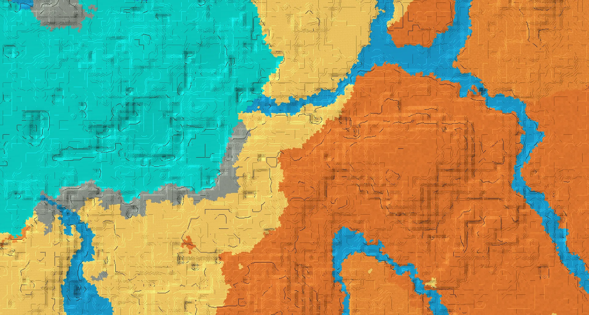 Seed map — Badlands East of a Stony Shore Start