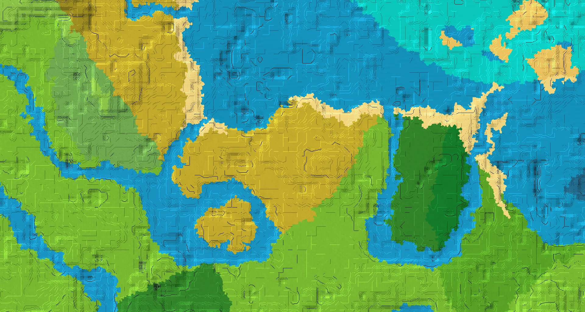 Seed map — Village Southeast of the Savanna Start with Shipwreck