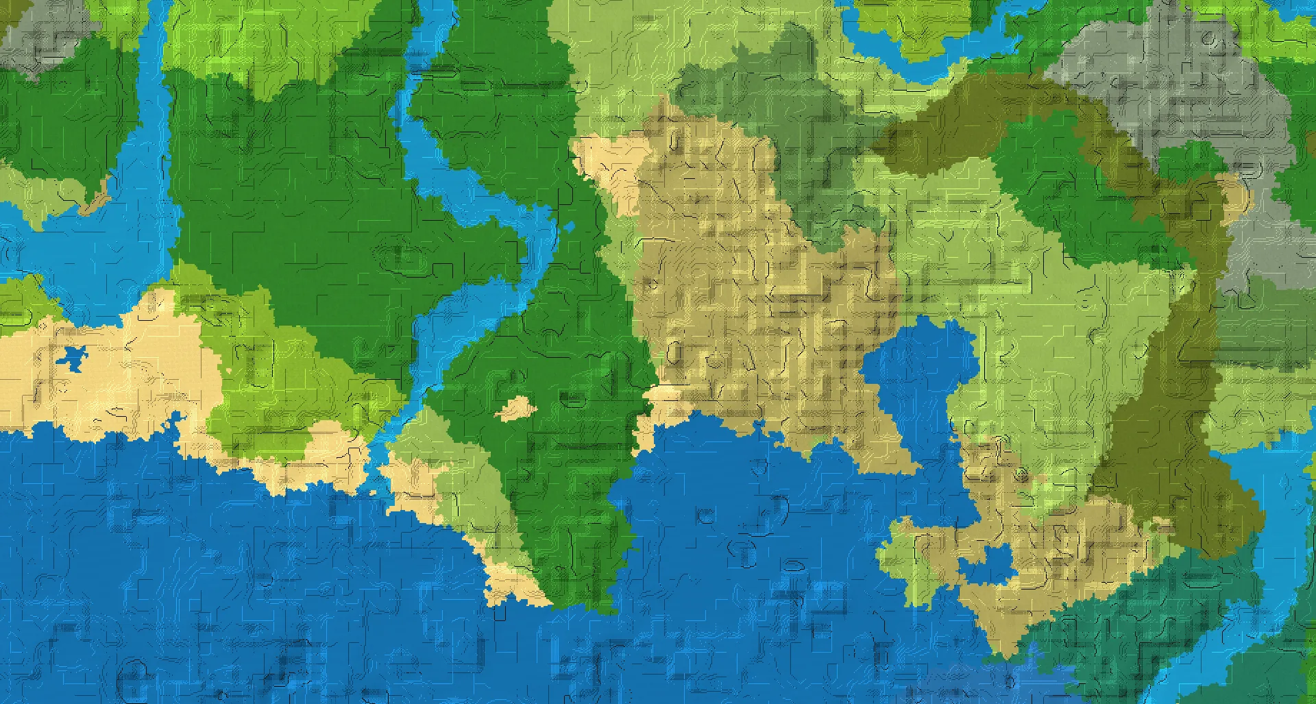 Seed map — Stronghold East of a Birch Forest Start