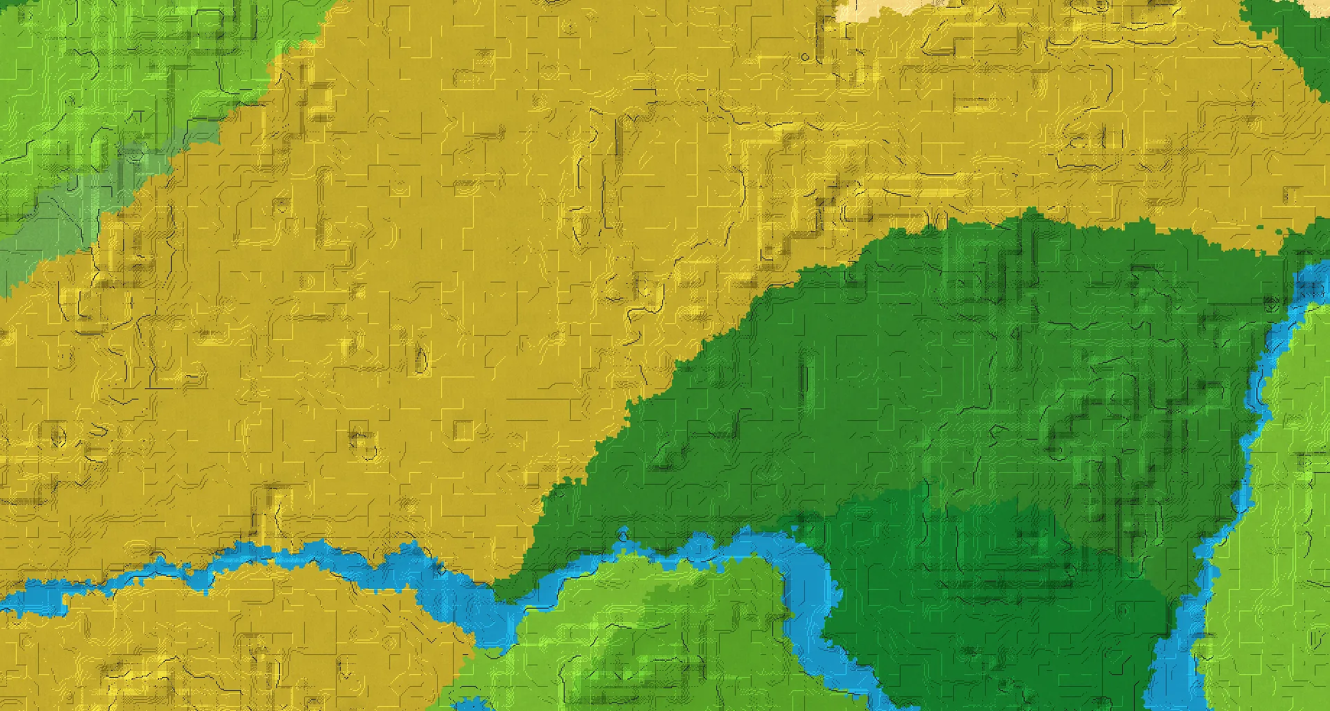 Seed map — Pillager Outpost East of a Savanna Start with Village
