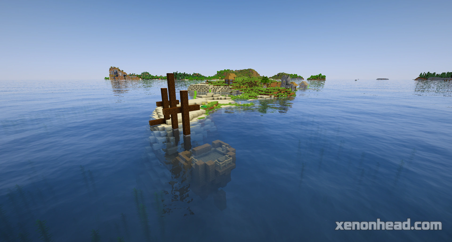 Pirate island village oasis
