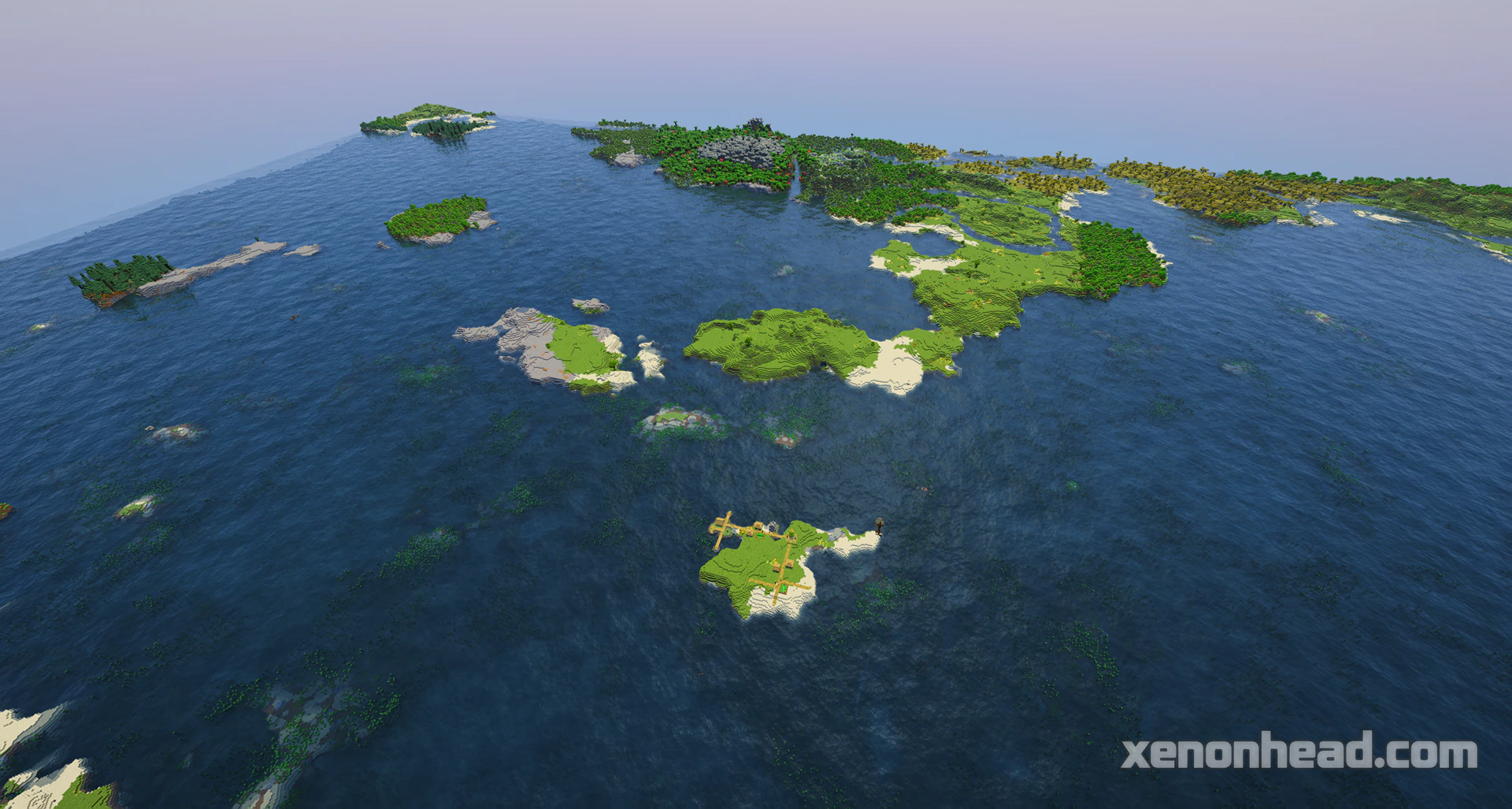 Pirate island village oasis