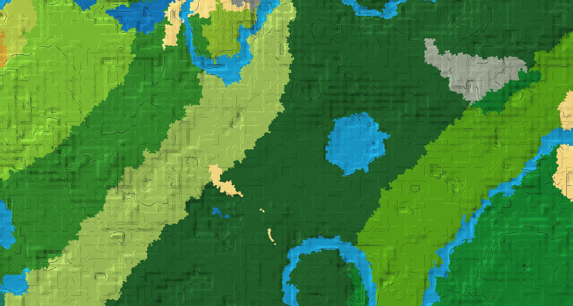 Seed map — Woodland Mansion and Trial Chambers from Old Growth Birch Forest