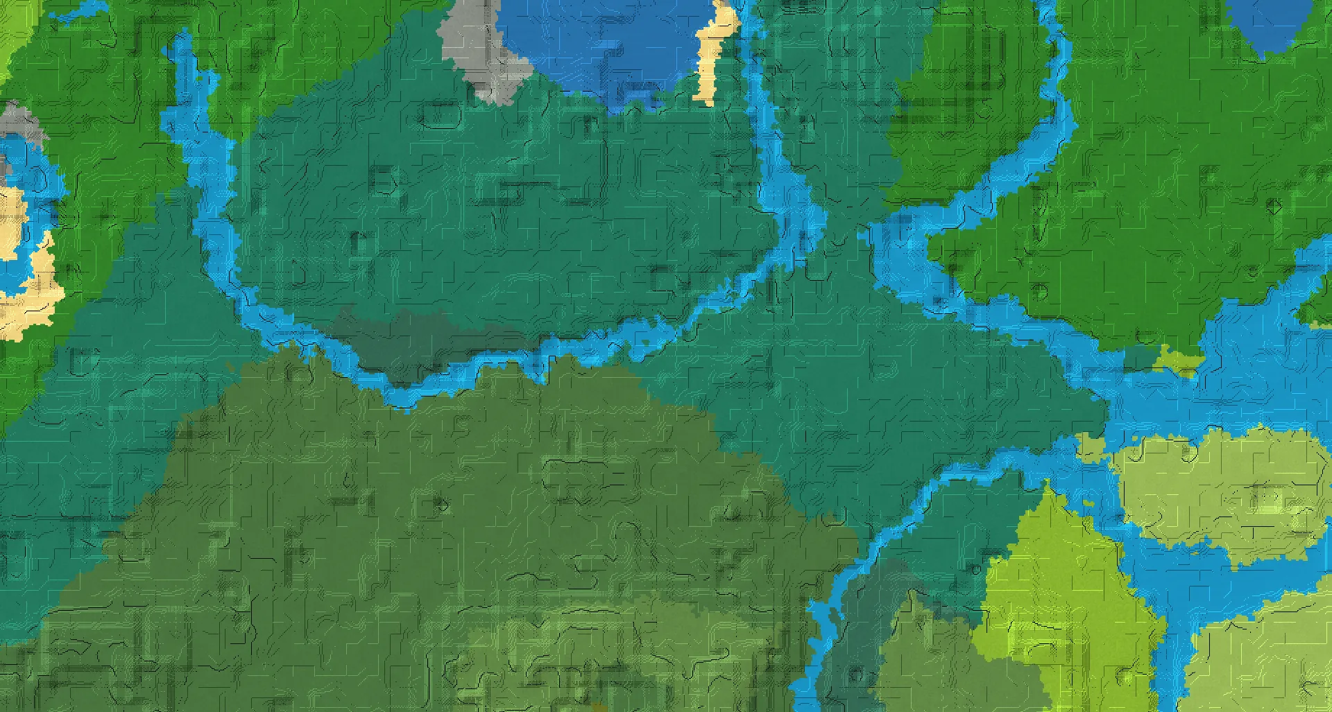 Seed map — Taiga Villages and Spruce Woodland