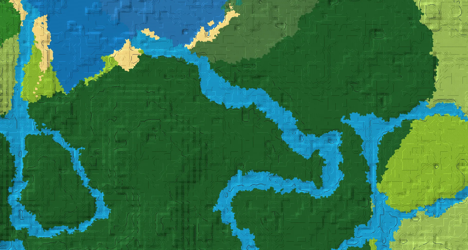 Seed map — Cave Exploration below a Dark Forest Start