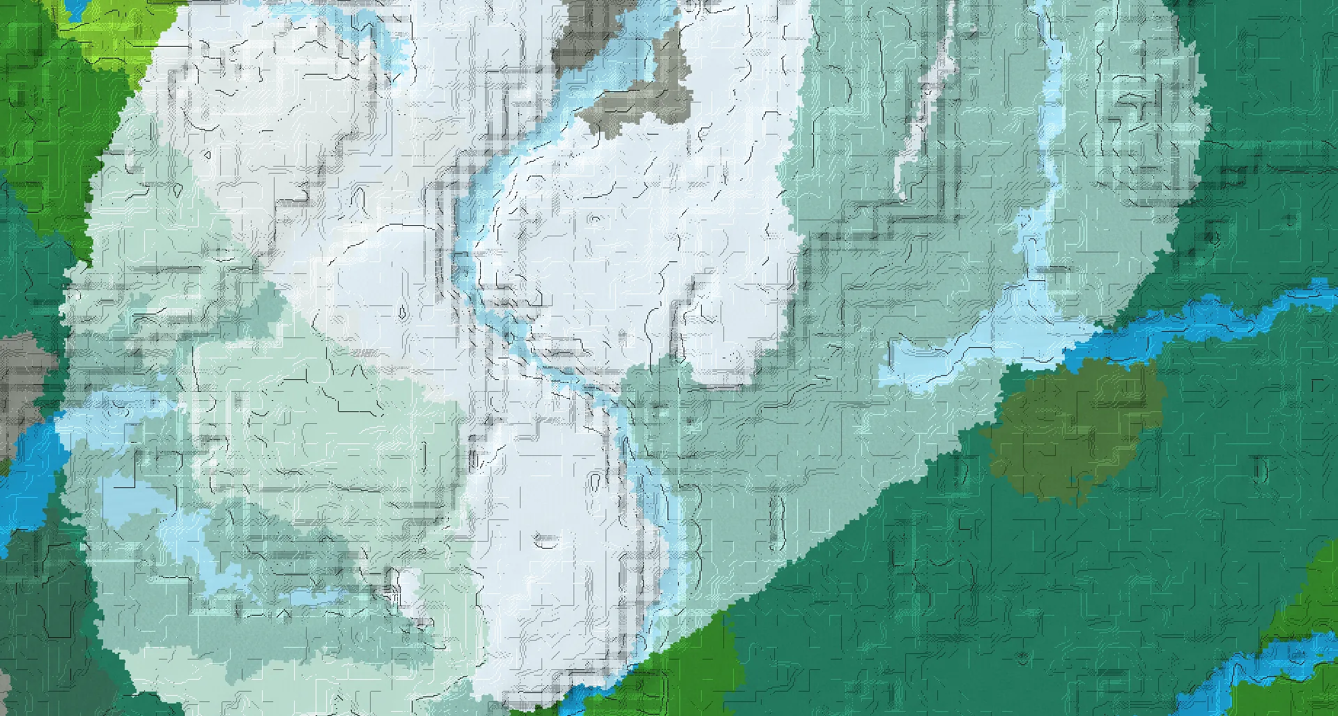 Seed map — Igloo North of a Forest Start