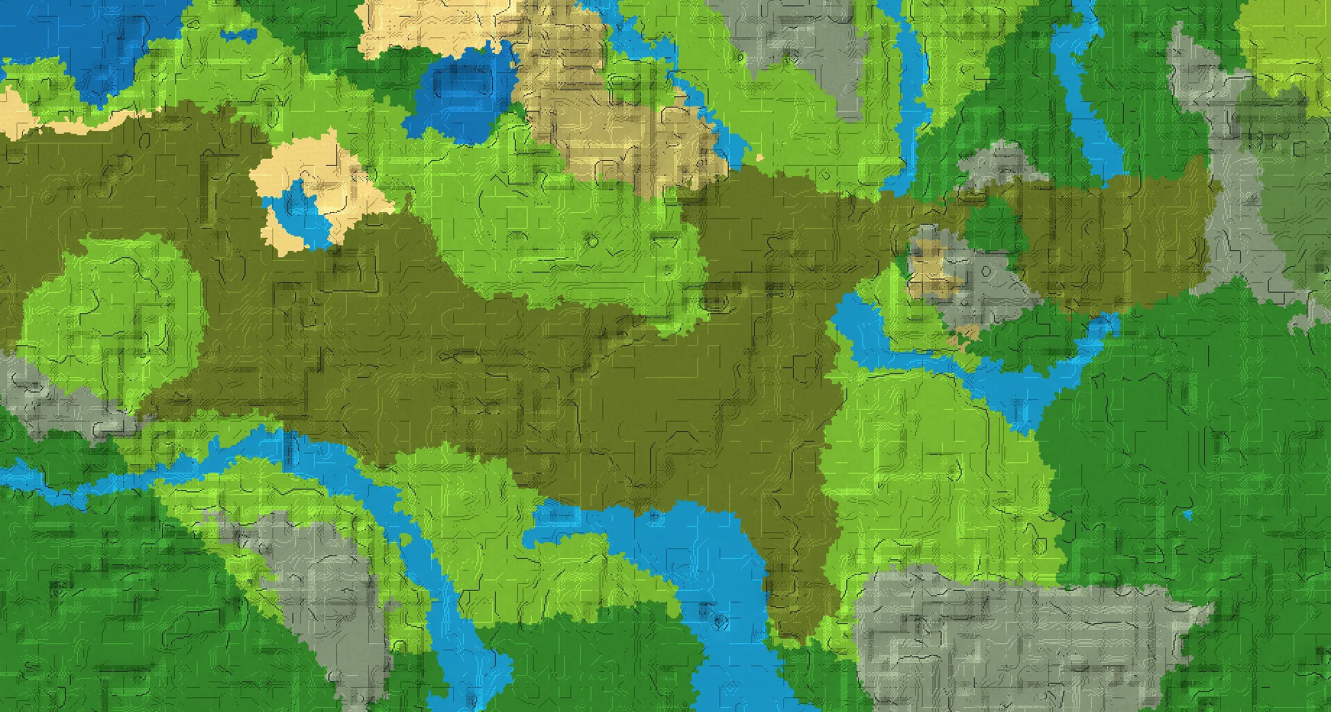 Seed map — Swamp Start with Village with Ruined Portal
