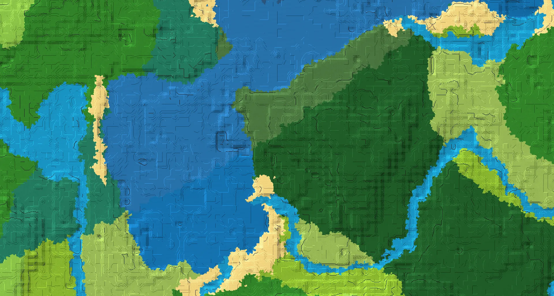 Seed map — Woodland Mansion East of a Forest Start