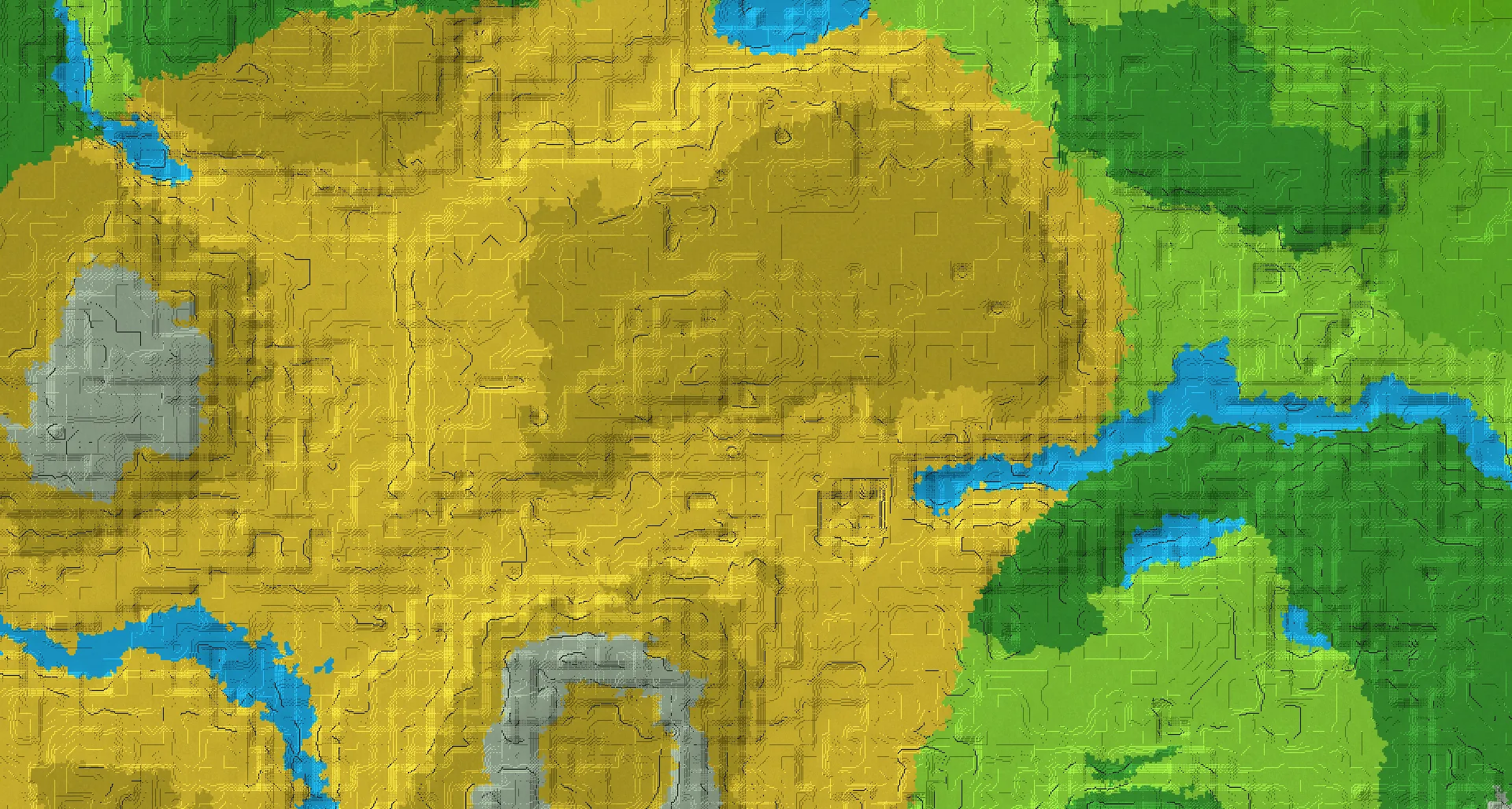 Seed map — Ancient City East of a Savanna Start