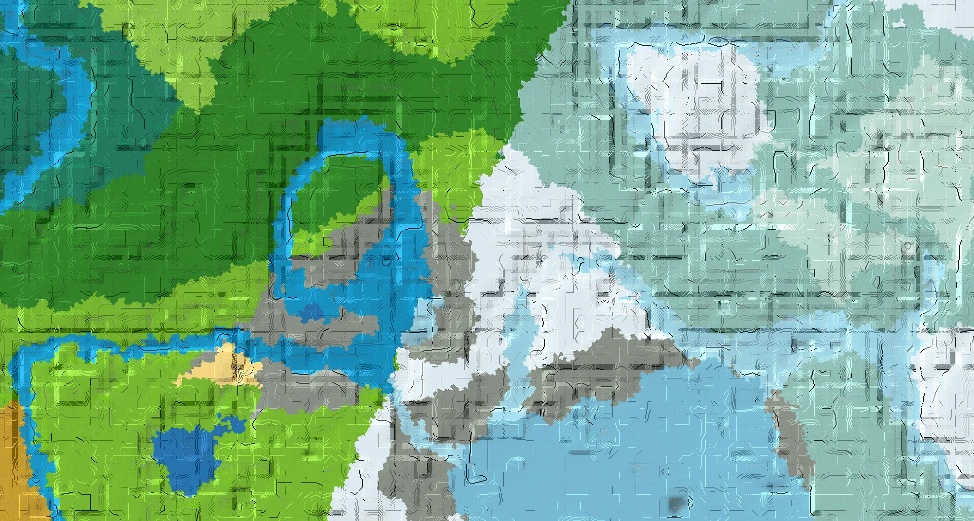 Seed map — Igloo Northeast of a Plains Start