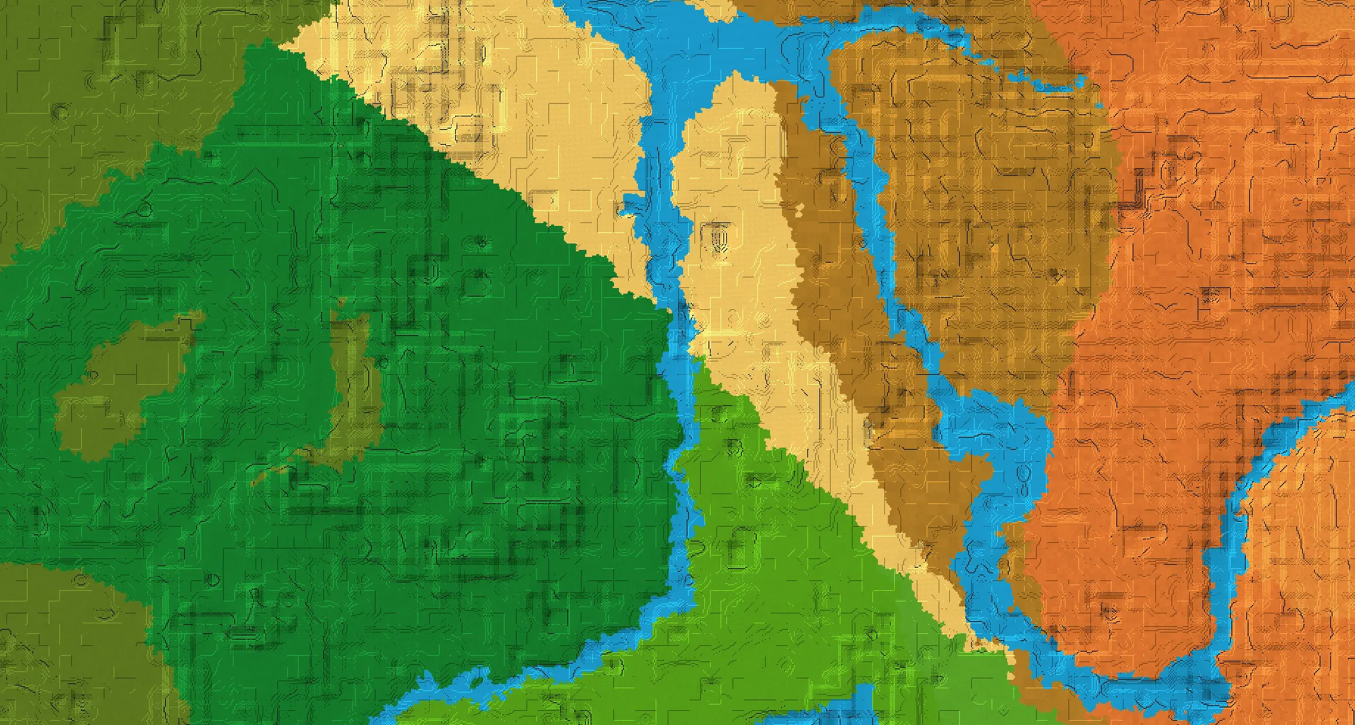 Seed map — Bamboo Jungle Southeast of a Jungle Start