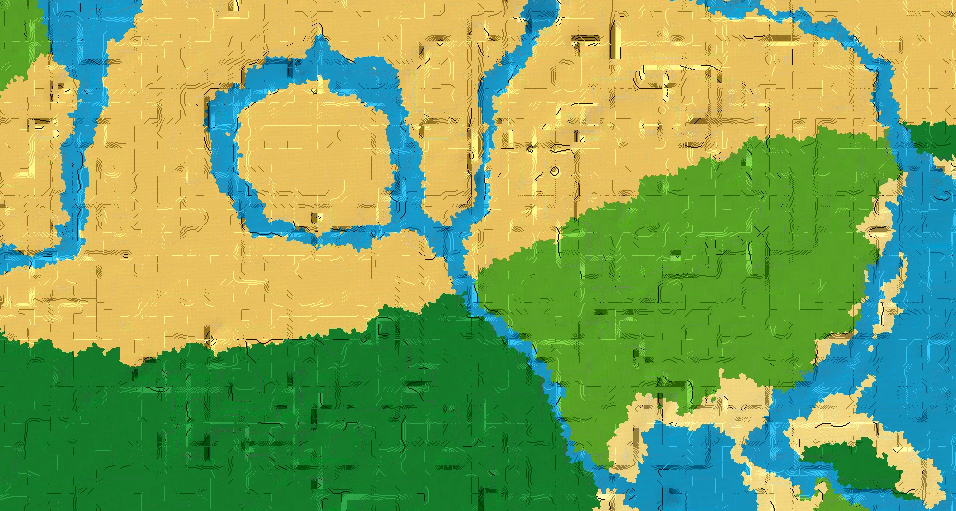Seed map — Village Northeast of the Jungle Start
