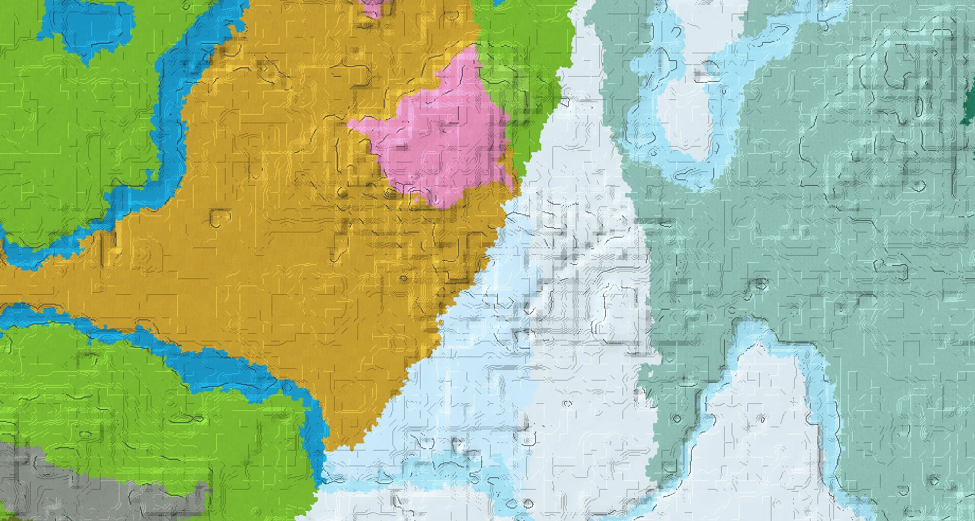 Seed map — Dappled forest and Cherry grove