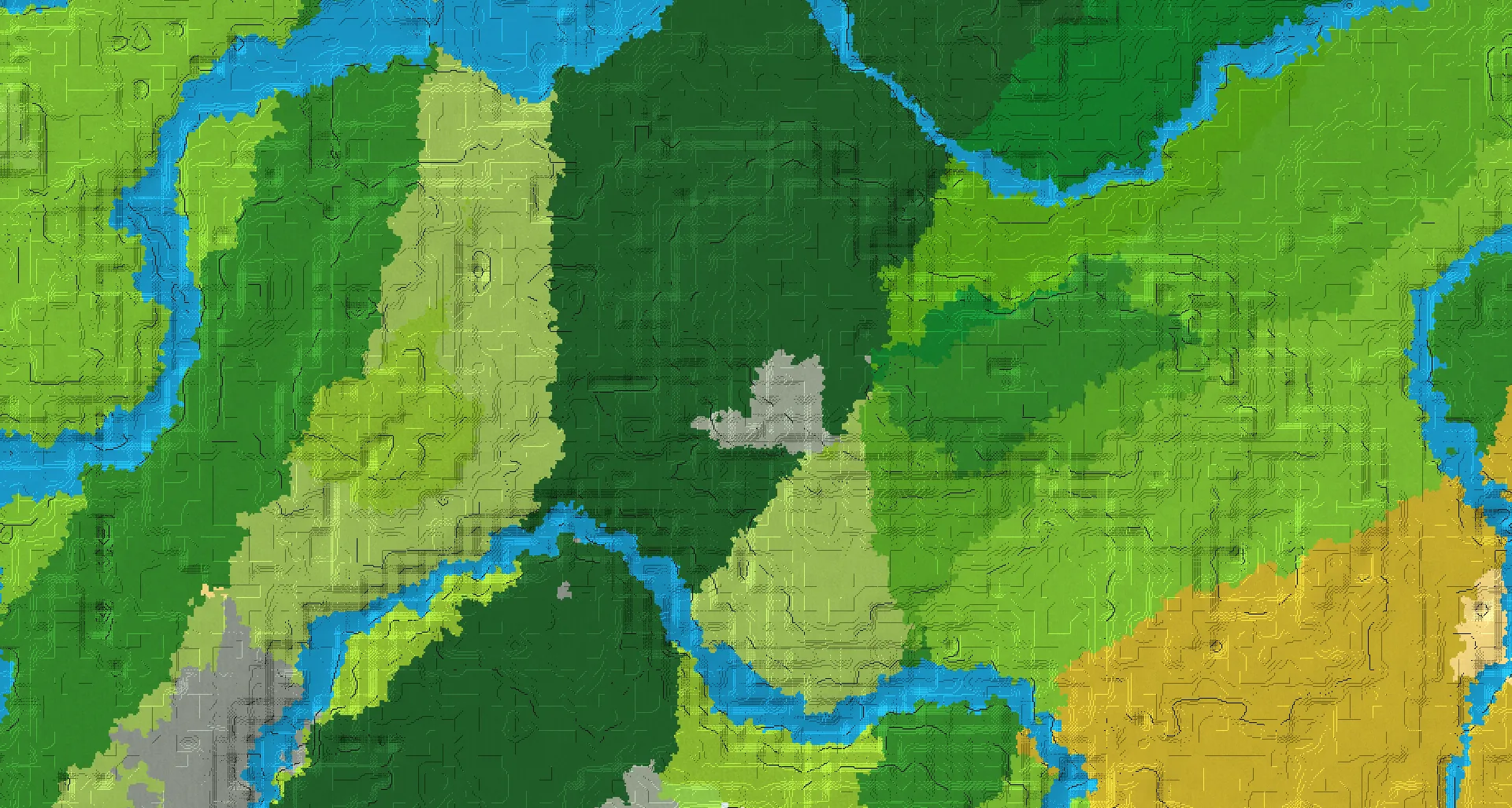 Seed map — Pale Garden South of a Dark Forest Start with Ruined Portal