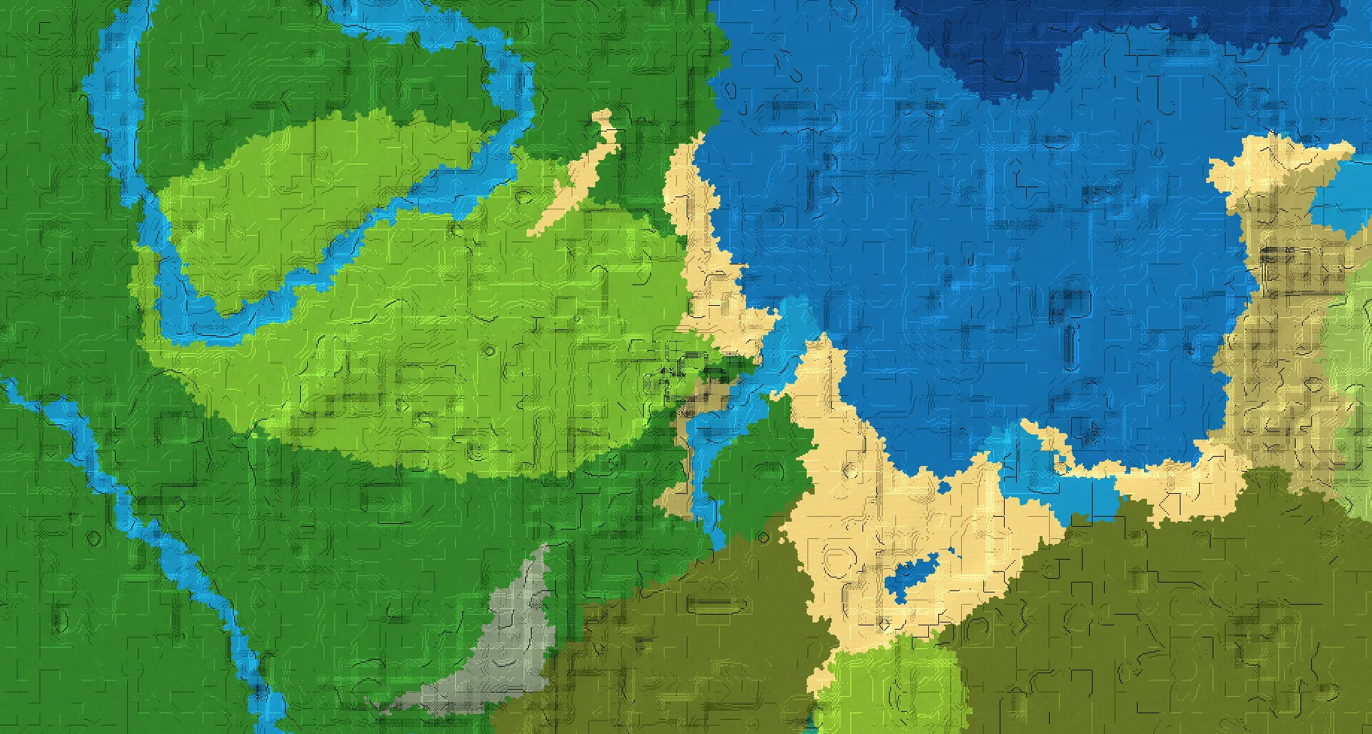 Seed map — A floating sky village