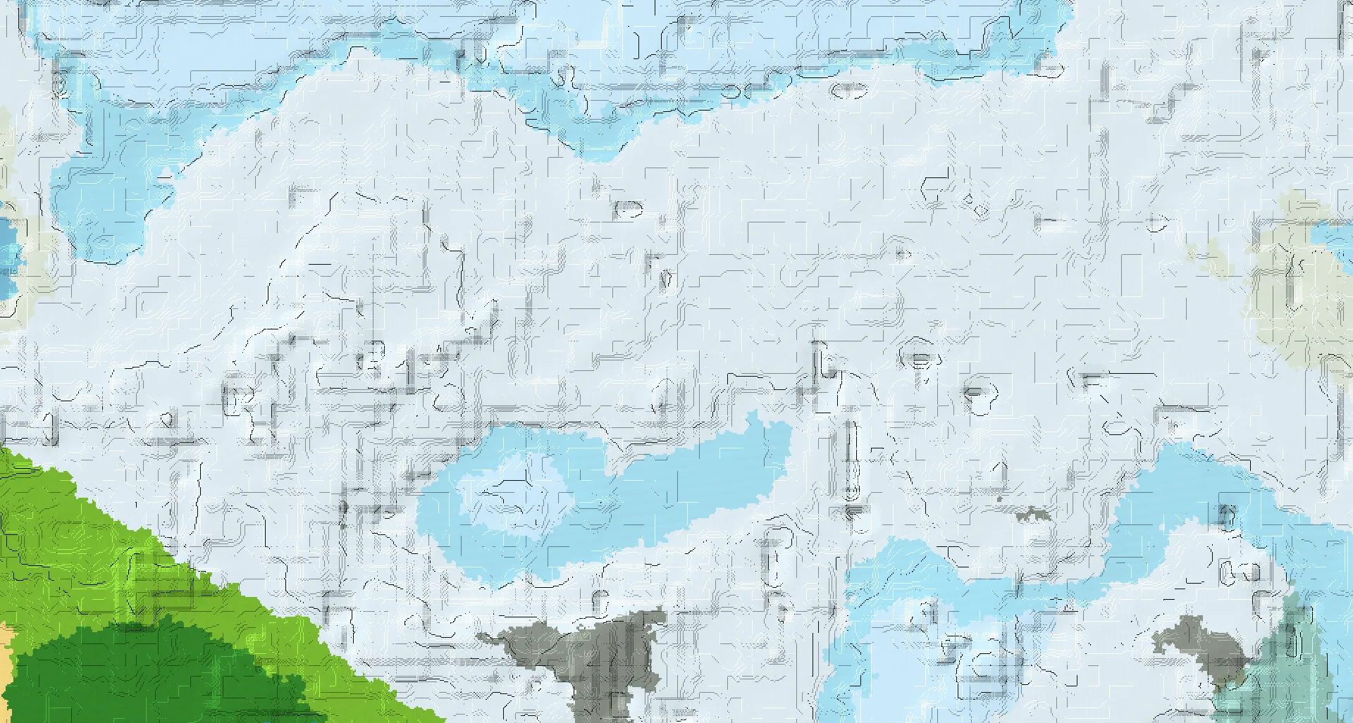 Seed map — Village Southwest of the Snowy Plains Start with Trial Chambers