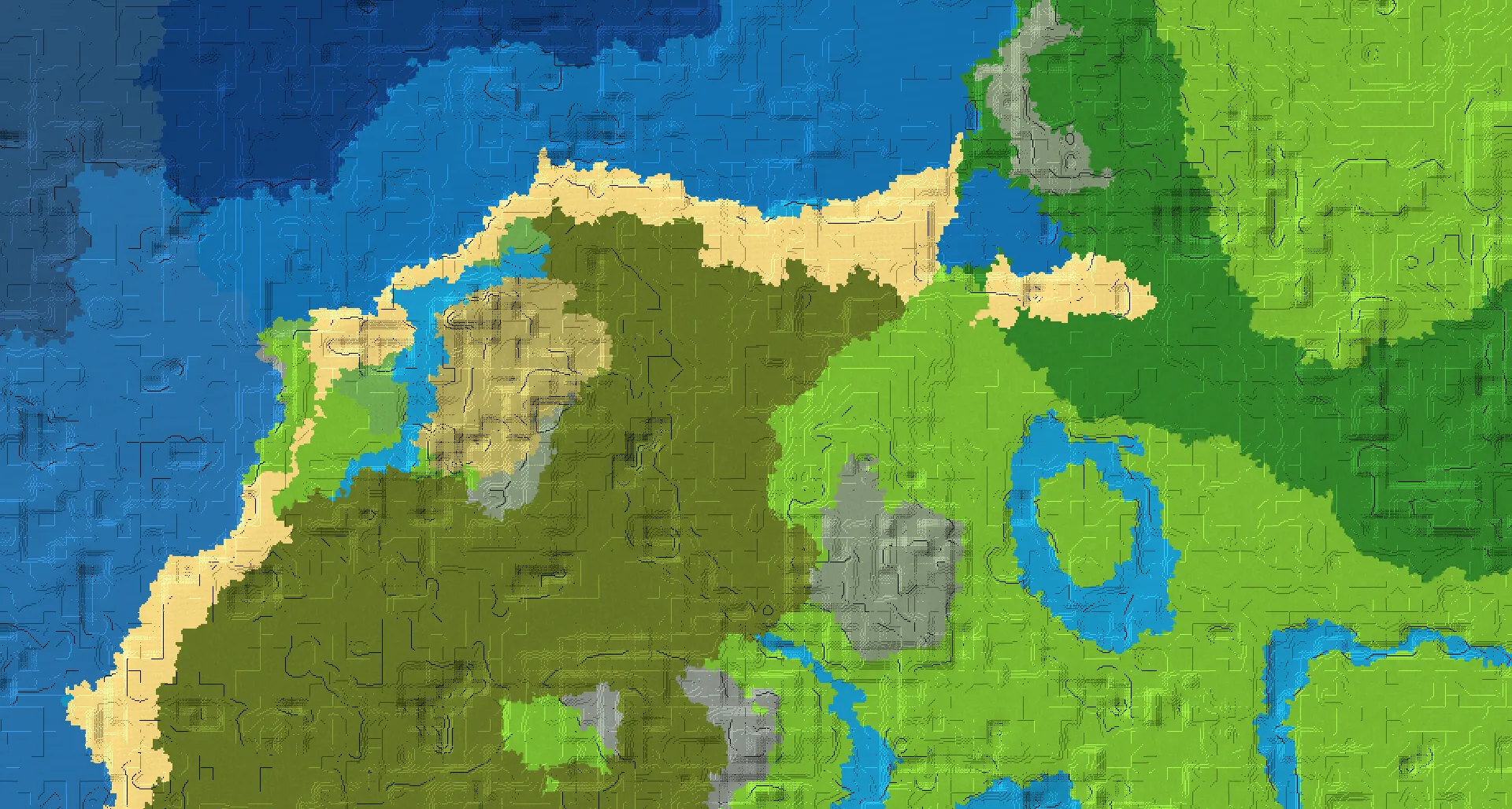 Seed map — Swamp Start with Ruined Portal with Trial Chambers