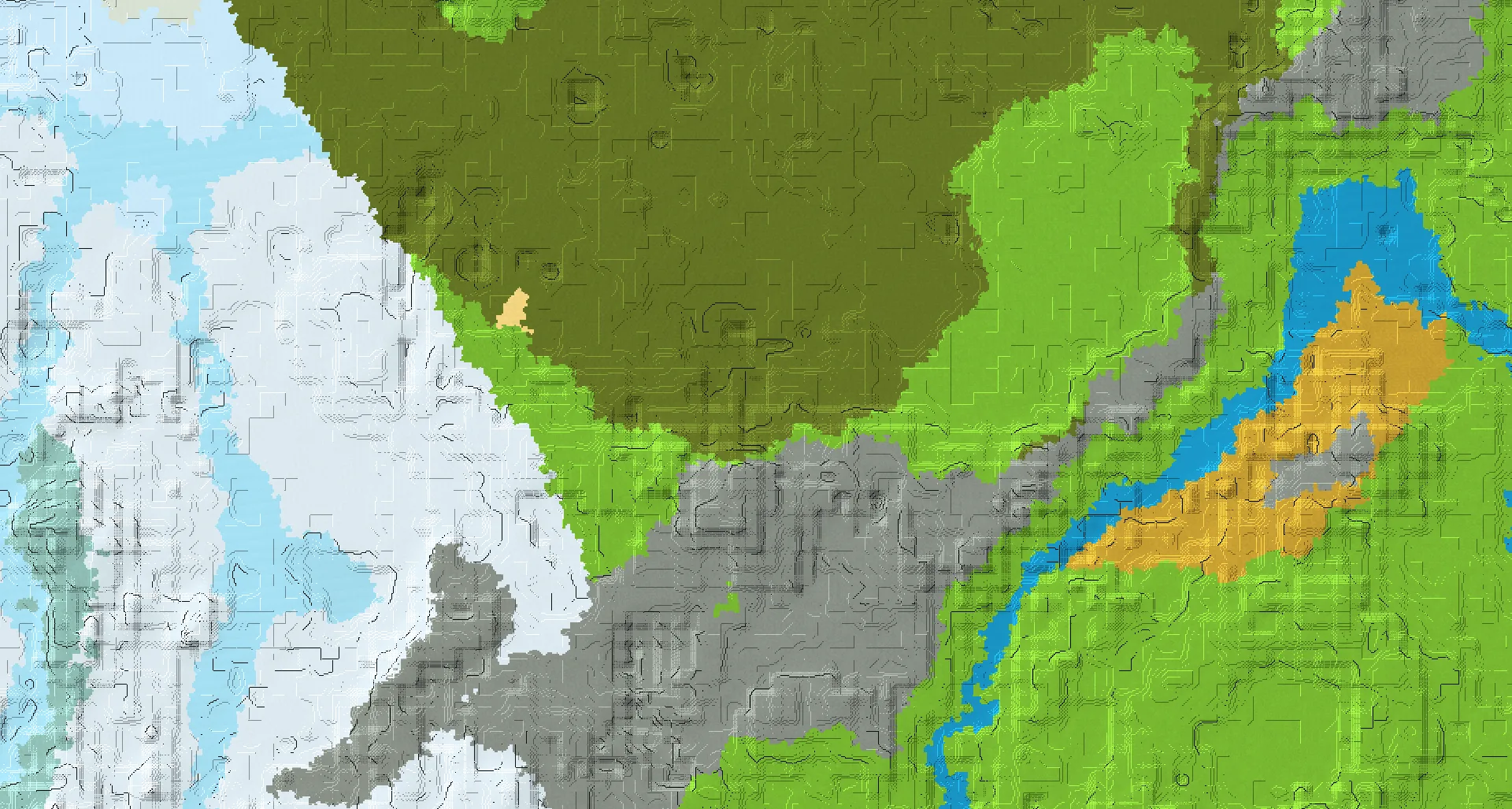 Seed map — Swamp Start with Trial Chambers with Village