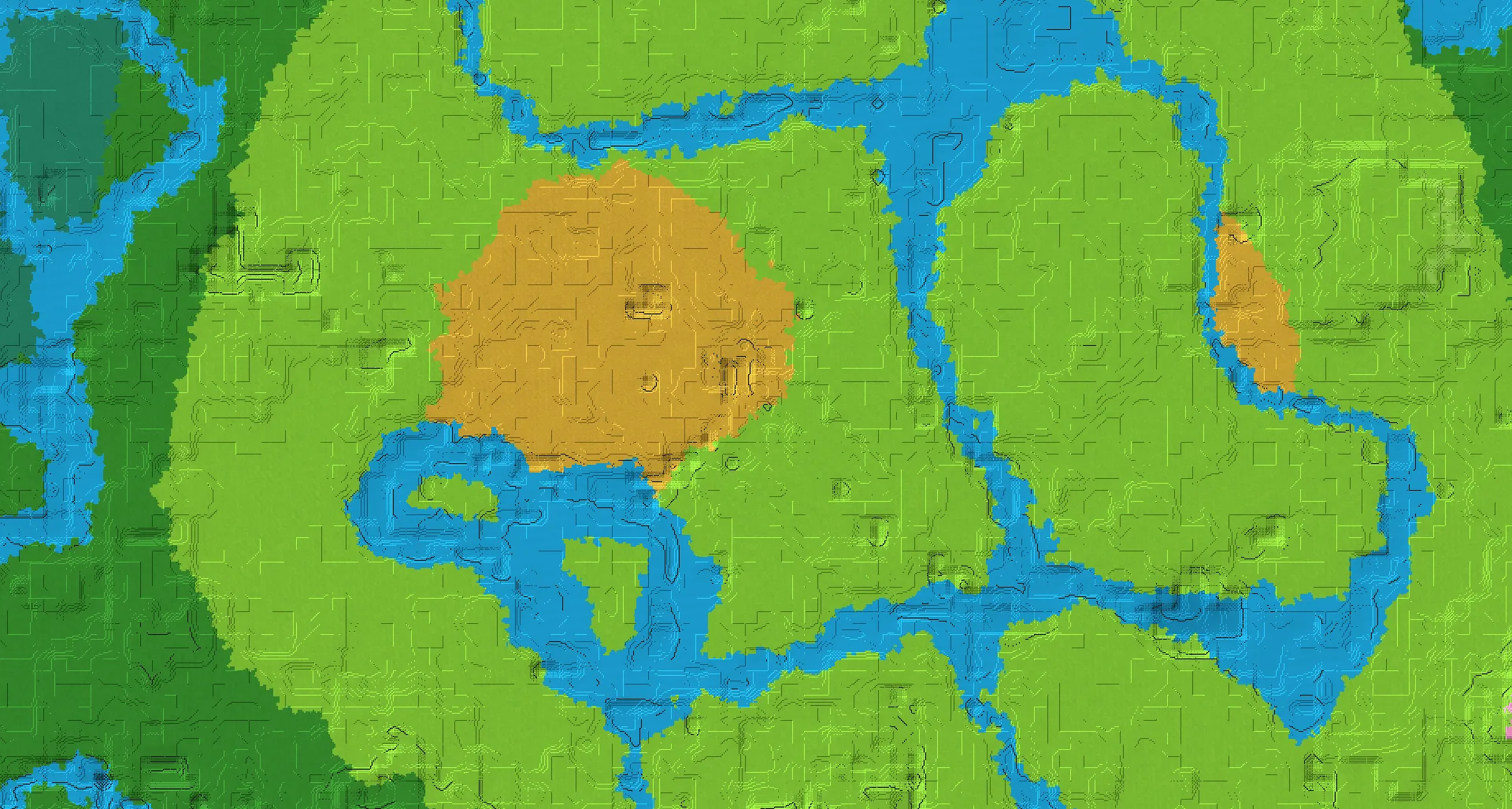 Seed map — Dappled Forest Northwest of a Plains Start