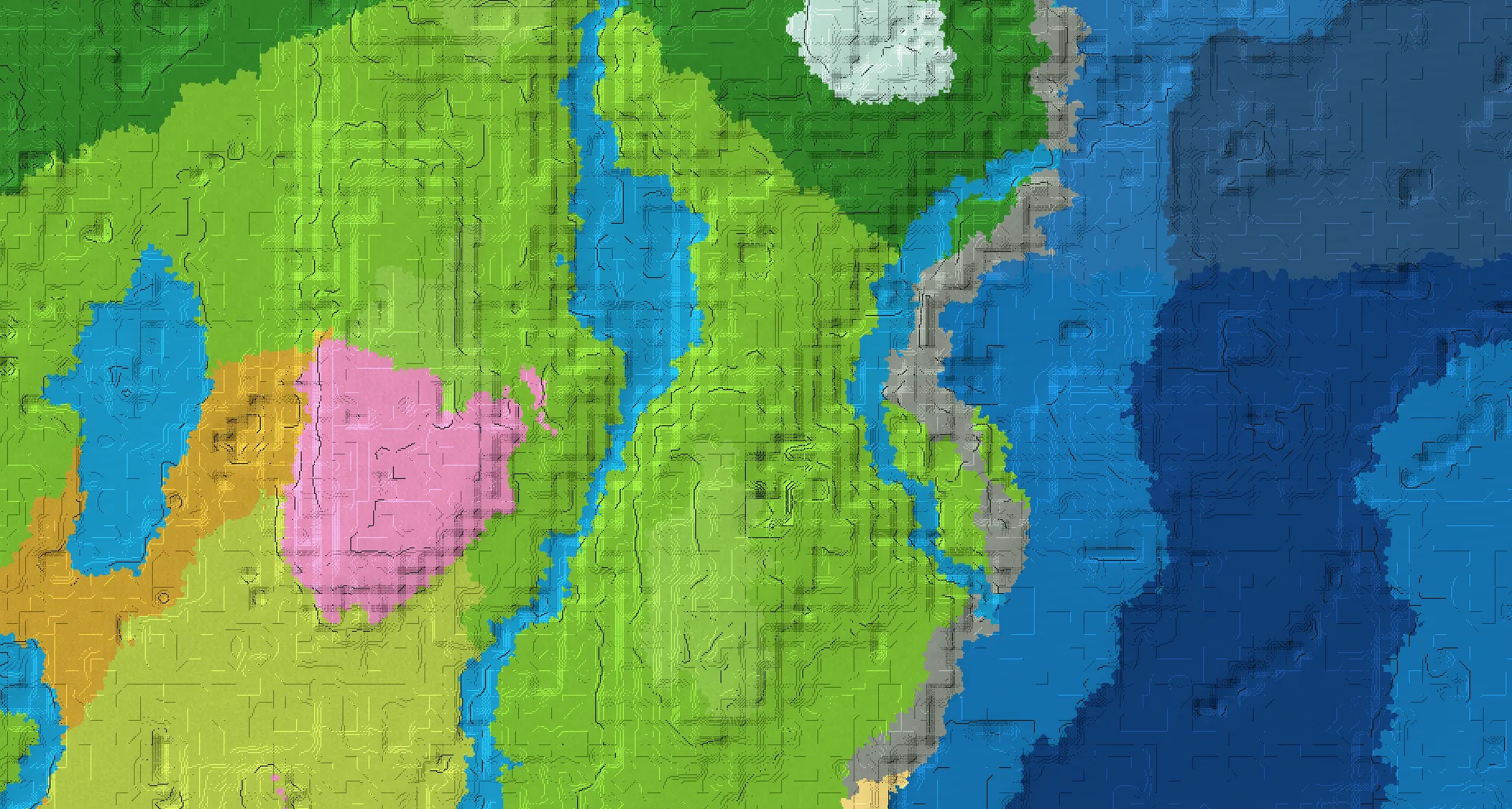 Seed map — Pillager Outpost Northwest of a Plains Start