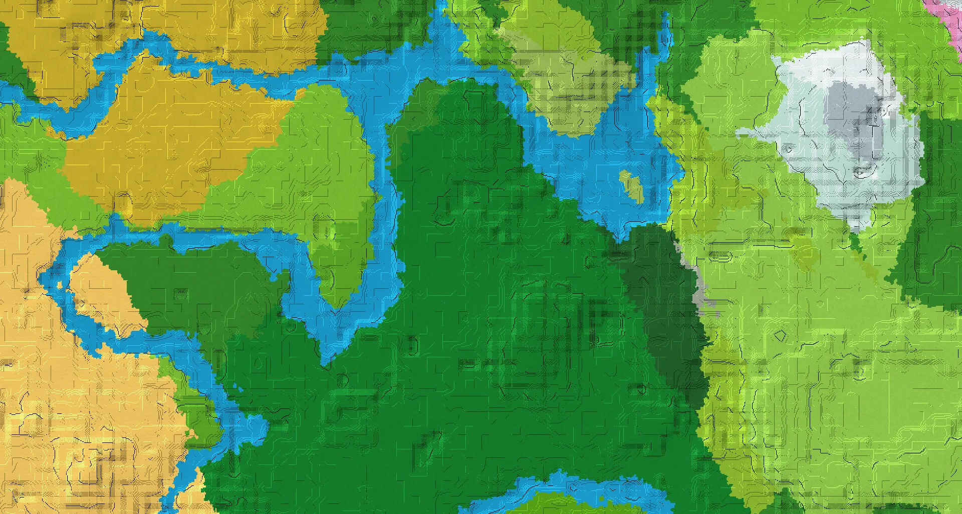 Seed map — Mineshaft East of a Jungle Start