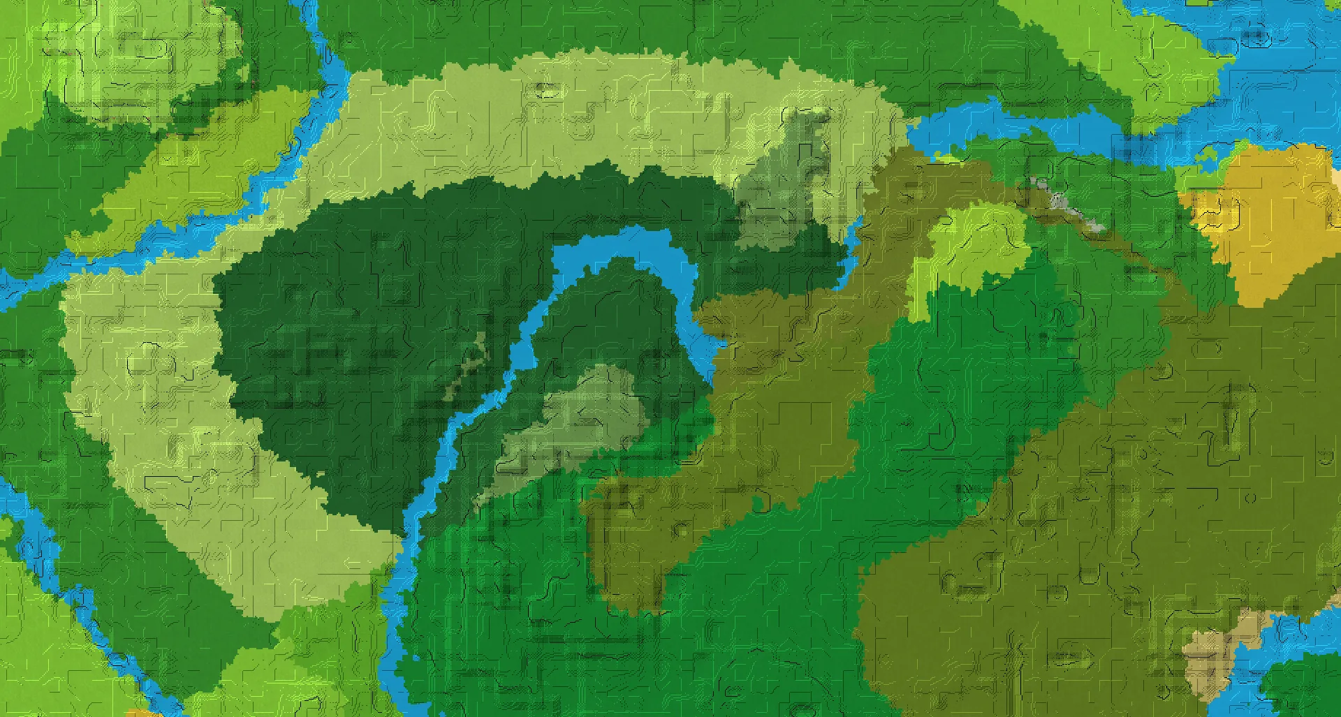 Seed map — Woodland mansion and Plains village at 272, 272