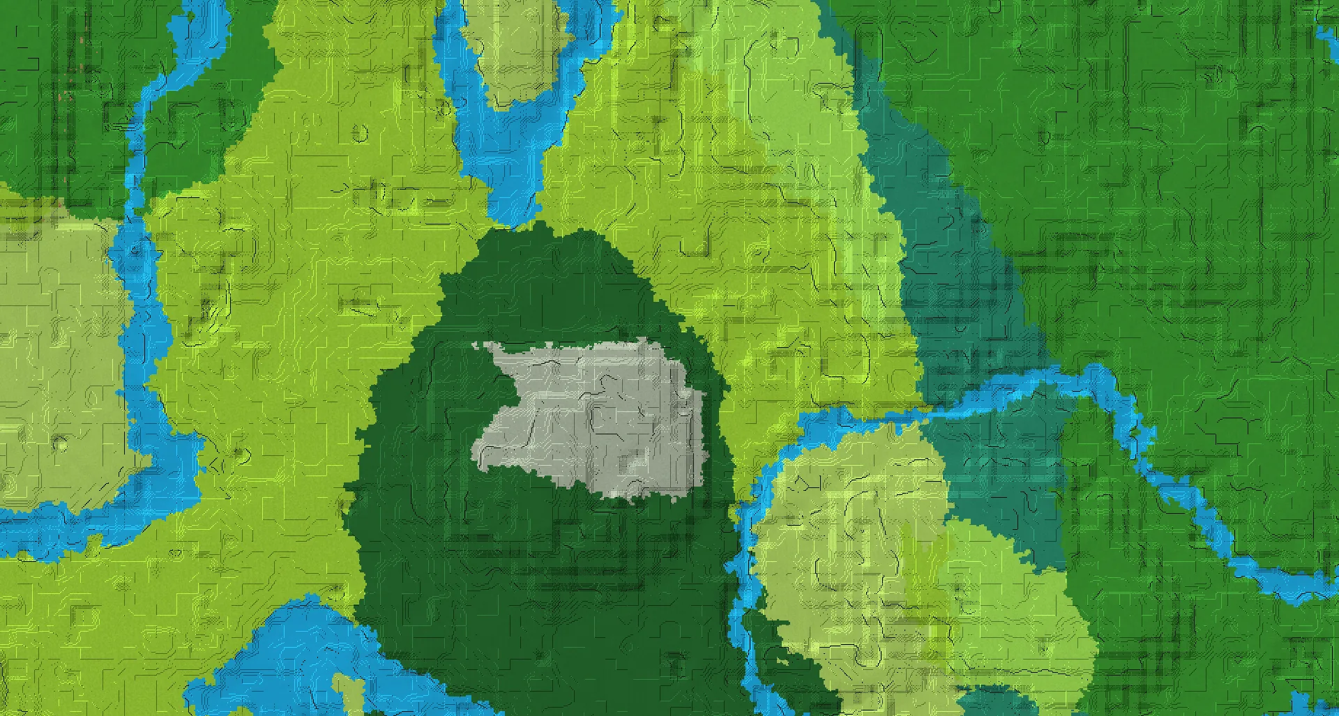 Seed map — Pale Garden Southwest of a Dripstone Caves Start