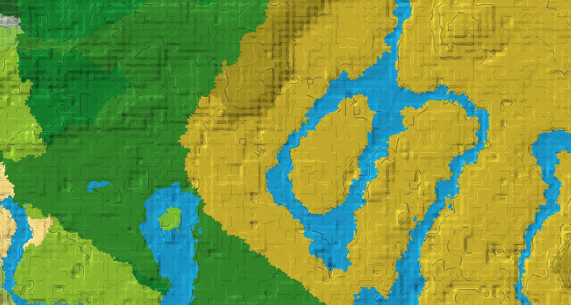 Seed map — River Northwest of a Savanna Start