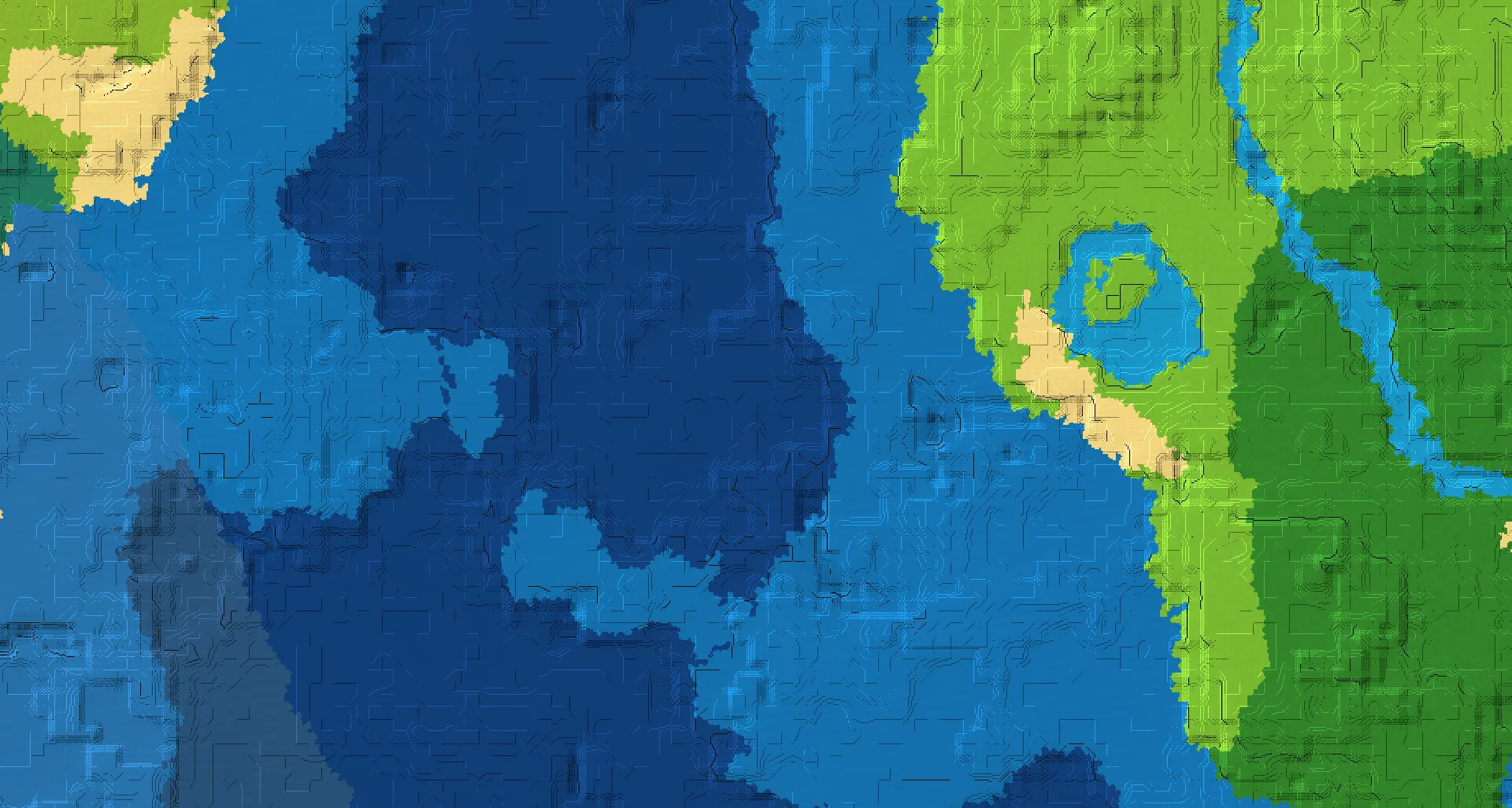 Seed map — Ocean Monument and Shipwreck from Plains