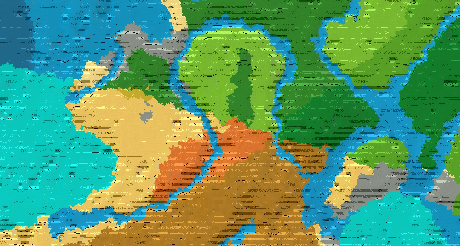 Seed map — Desert Temple and Ruined Portal from Plains with Trial Chambers