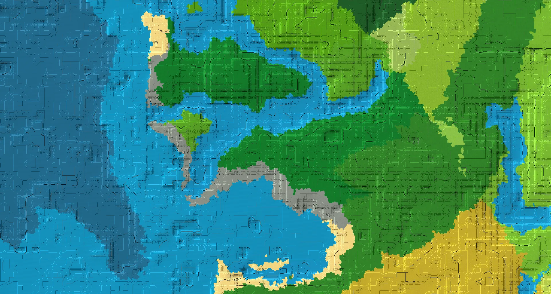 Seed map — Jungle Start with Trial Chambers at 52, -108
