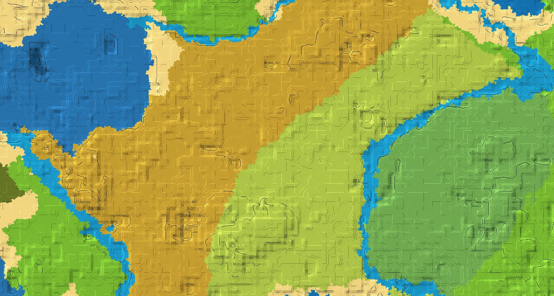 Seed map — Village and Ruined Portal from Dappled Forest
