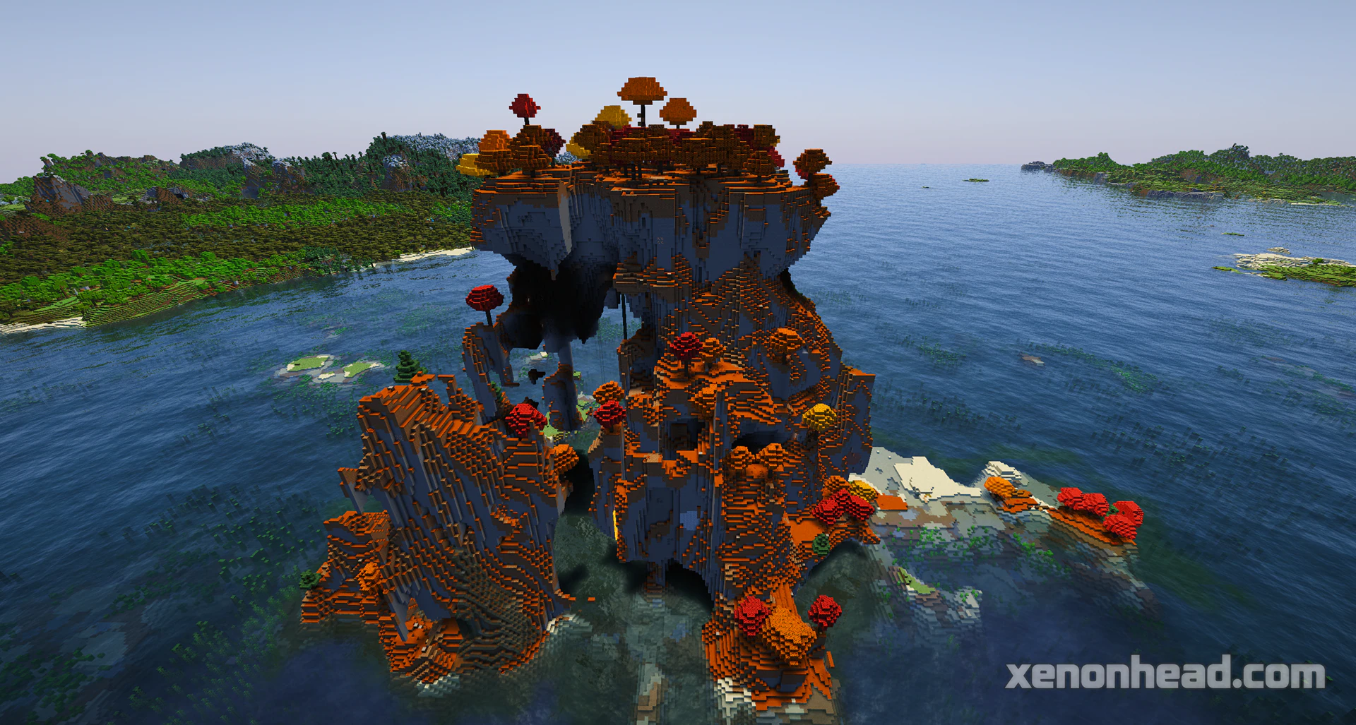 Autumn Above the Ocean