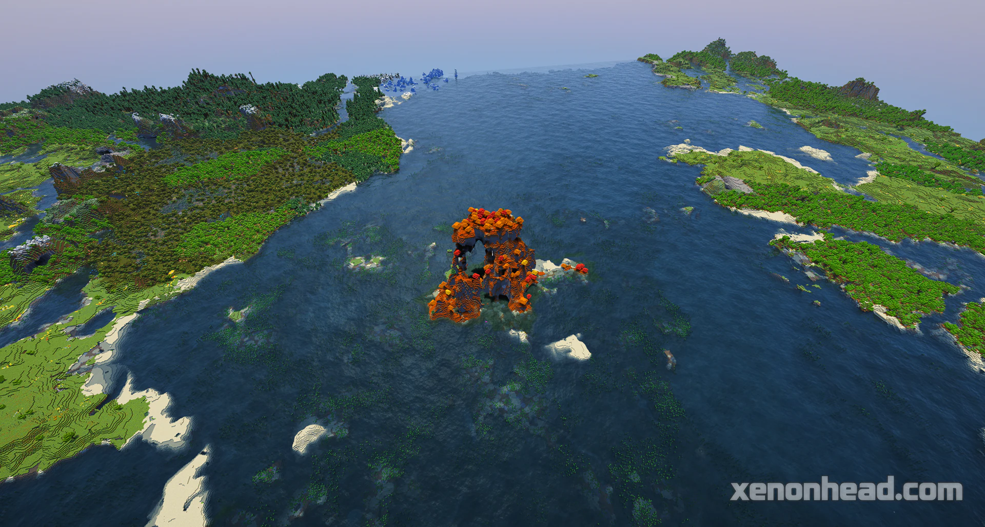 Autumn Above the Ocean