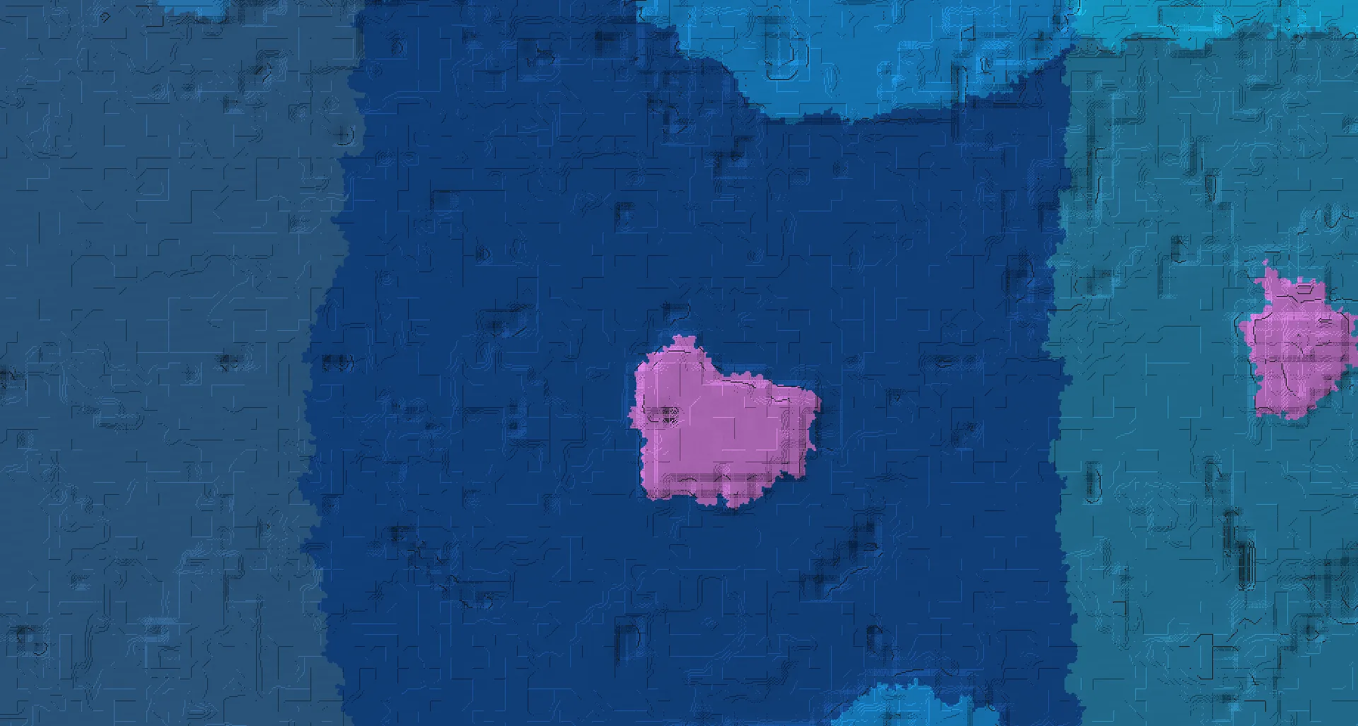 Seed map — Mushroom Fields South of a Plains Start